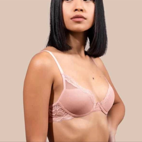 PEPPER Laid Back Lace Bra Blush Crush - several sizes -NEW WITH AND WITHOUT TAGS - Picture 2 of 15